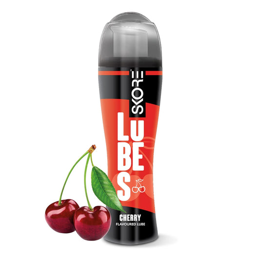 TTK Healthcare Skore Cherry,Cool Sensation,Warm Sensation,Strawberry & Chocolate Flavored Lube Skin Friendly Water Based Compatible With Condoms Gel 50ml