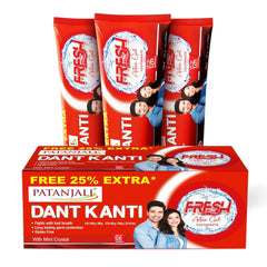 Patanjali Dant Kanti Fresh Active Toothpaste Gel 80g