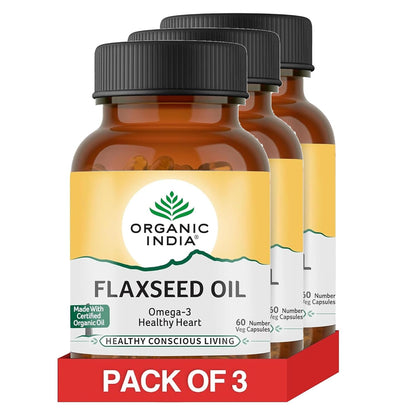 Organic India Organic Flaxseed Oil Capsules