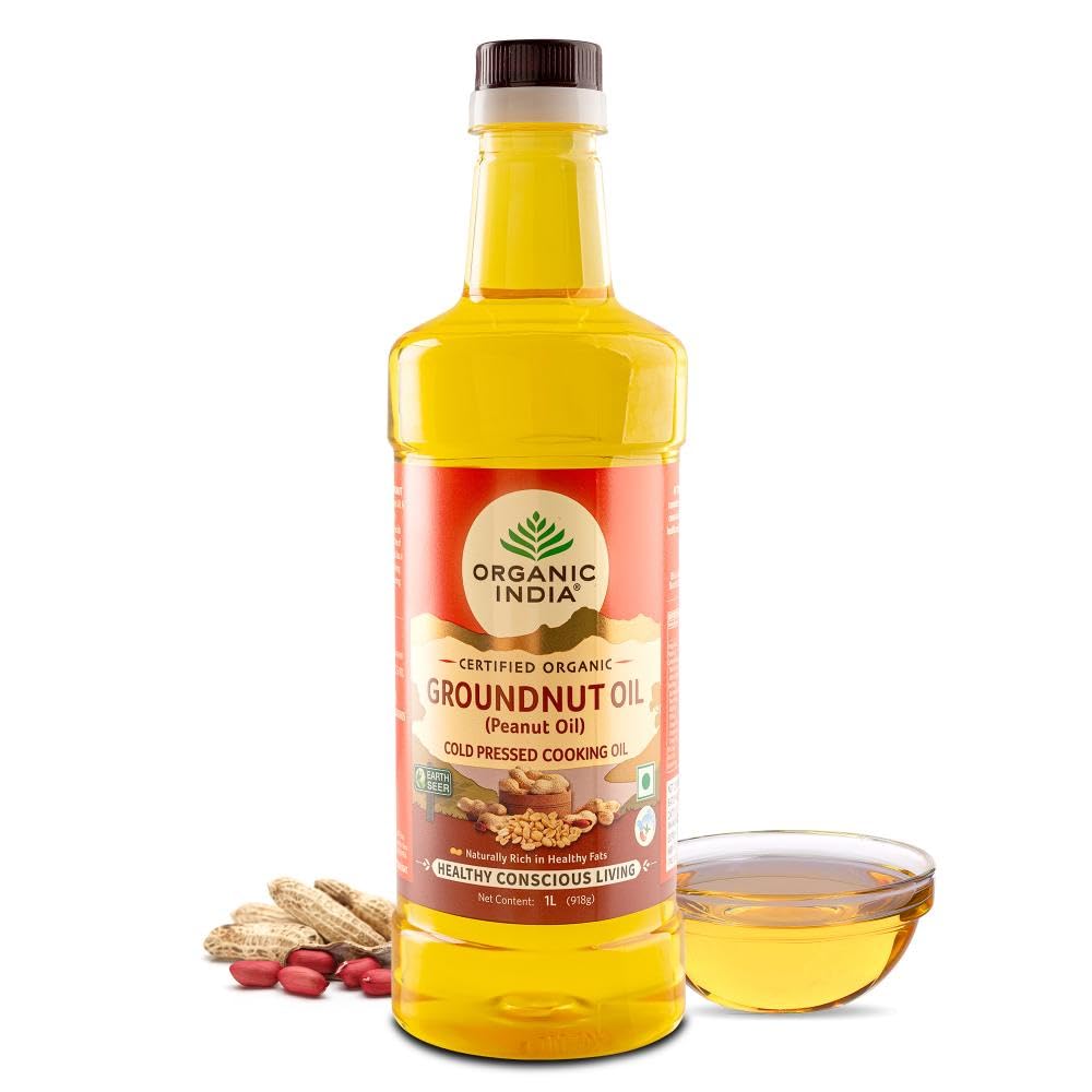 Organic India Groundnut Oil 1 Litre