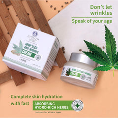 Aimil Ayouthveda Cosmetics Hemp Seed Anti Wrinkle Cream For Diminishing Wrinkles 50g