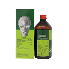Unjha Ayurvedischer Shankhpushpi-Sirup, flüssig, 450 ml