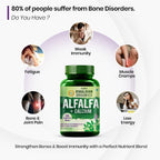 Himalayan Organics Alfalfa + Calcium 1200mg Vegetarian 120 Tablets