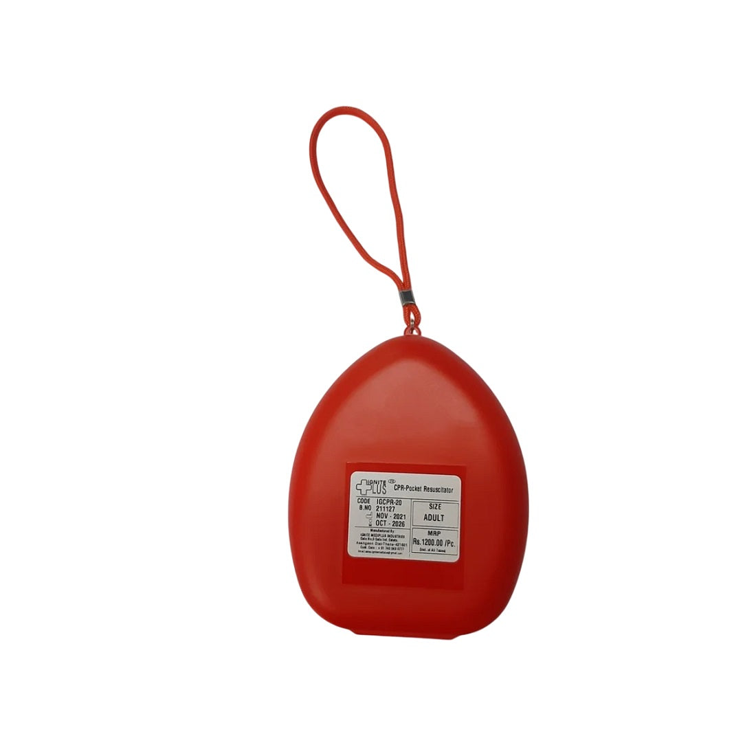 Ignite Plus Cpr Pocket Resuscltator Code Igcpr 20 Size Adult