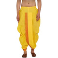 Indian Ethnic Party Wear Pure Soft Silk Border Readymade Men Dhoti for Dhoti Lovers