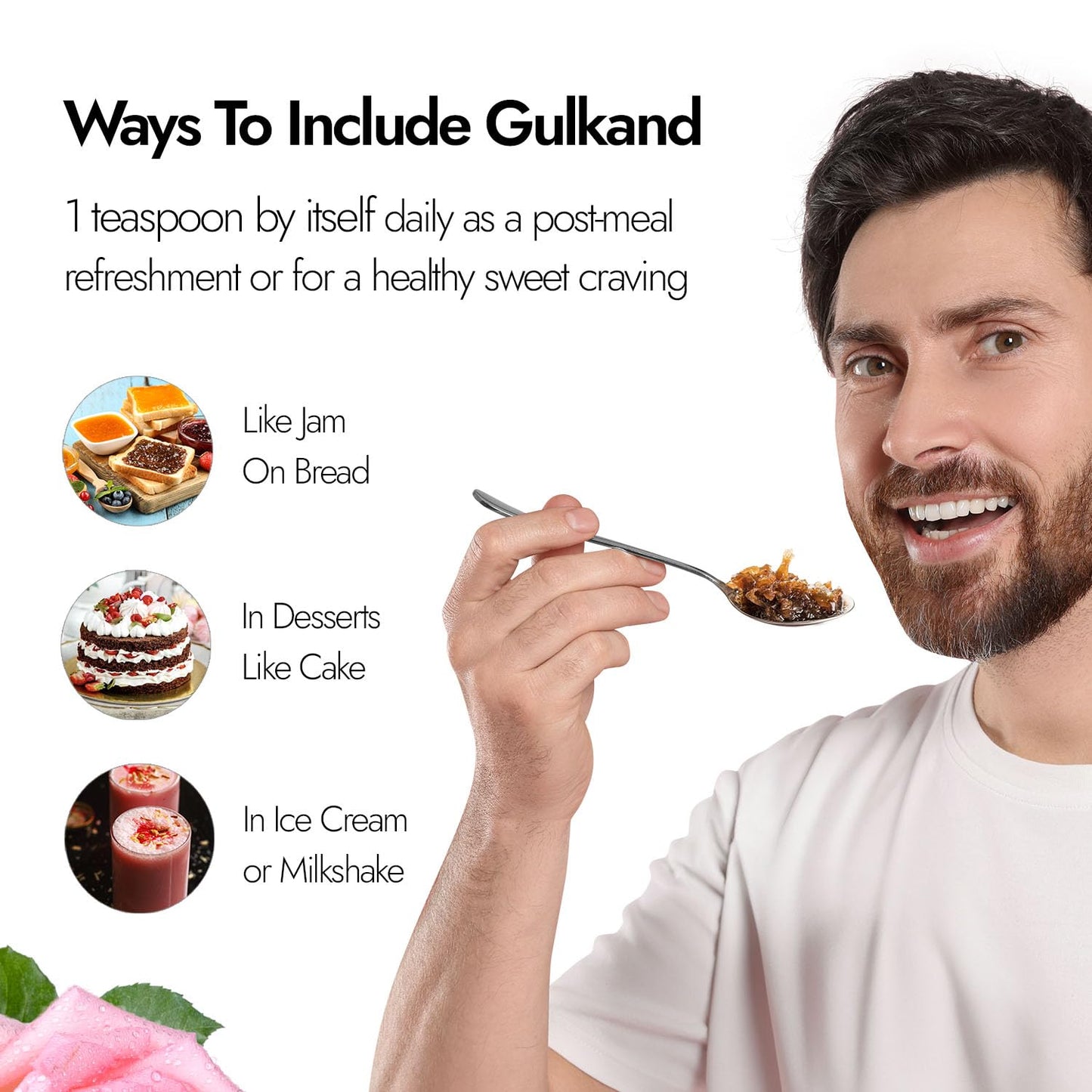 Kapiva Organic Gulkand 300gms (Rose Petal Jam)