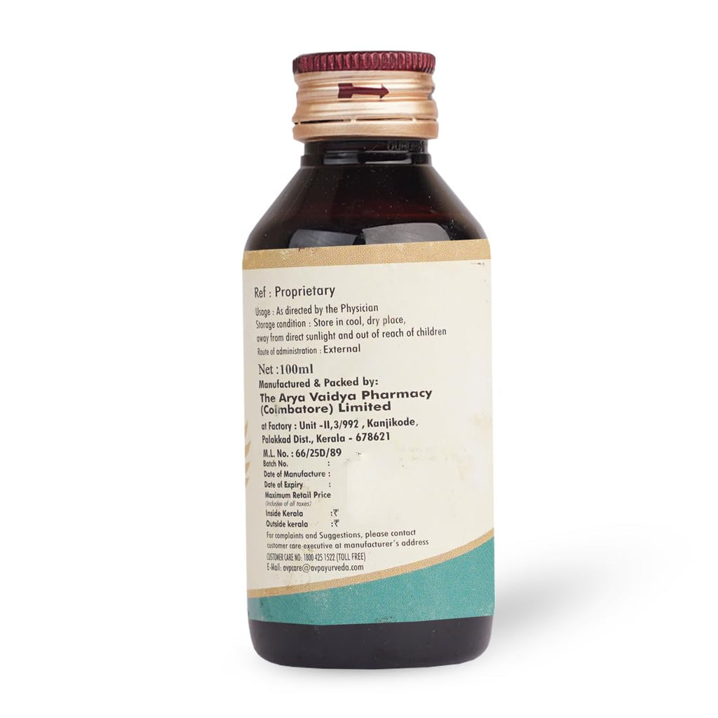 AVP Ayurvedic Vathasamana Thailam Oil 100ml