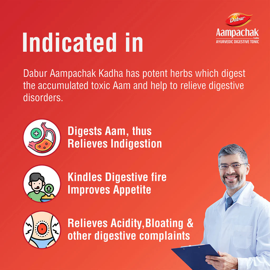 Dabur Ayurvedic Aampachak Kadha Liquid 450ml