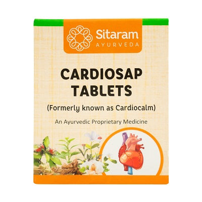 Sitaram Ayurveda Cardiocalm Cardiosap 50 Tablets