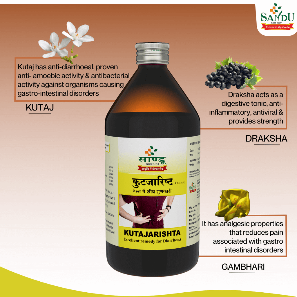 Sandu Ayurvedic Kutajarishta Liquid