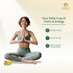 Maharishi Tulsi Green Tea Lemon Ginger Ayurvedic Stress Relief & Immunity 20 Tea Bag