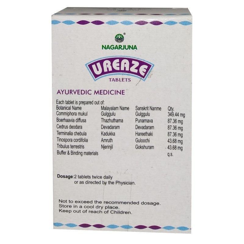 Nagarjuna Ayurvedic Ureaze 100 Tablets
