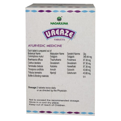 Nagarjuna Ayurvedic Ureaze 100 Tablets
