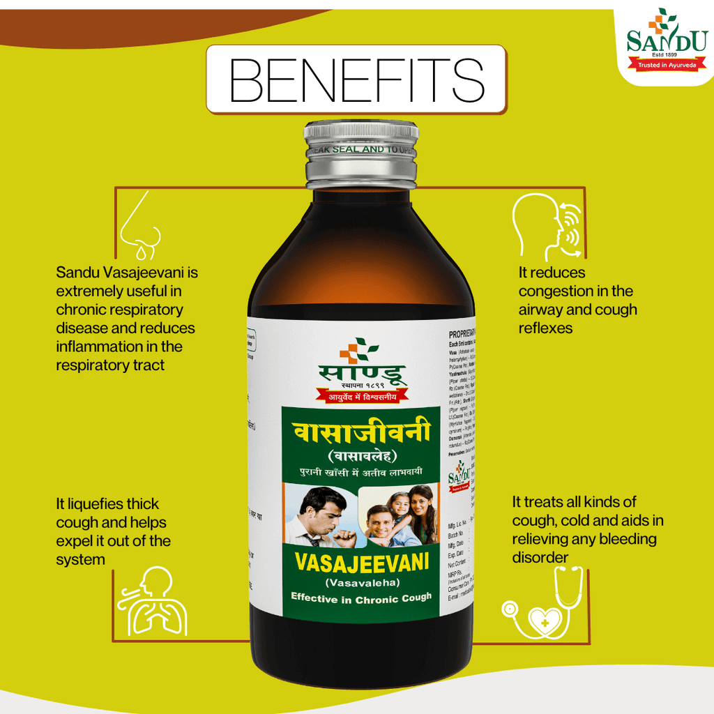 Sandu Ayurvedic Vasajeevani Liquid