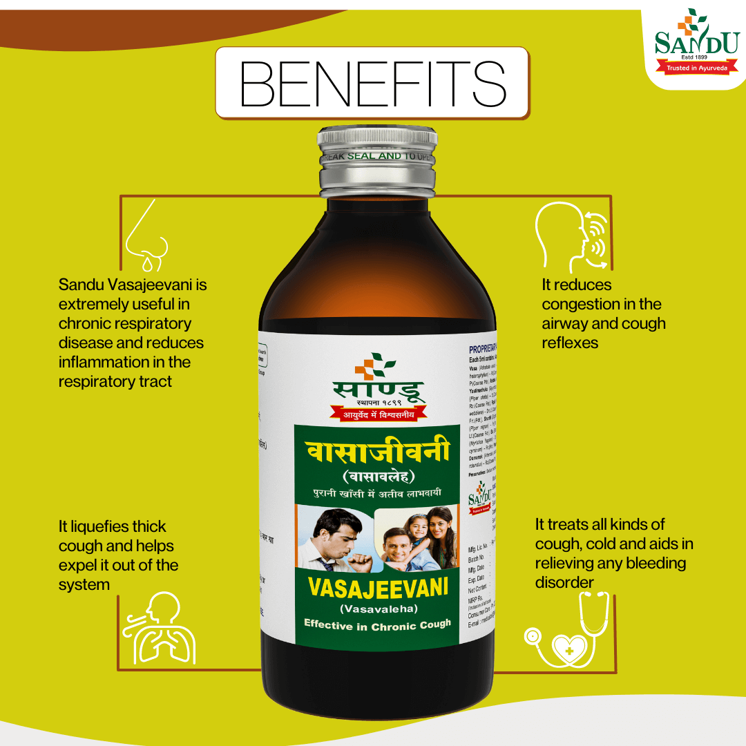 Sandu Ayurvedic Vasajeevani Liquid