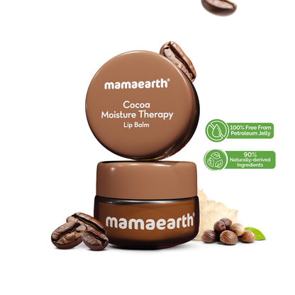 Mamaearth Cocoa Moisture Therapy Lip Balm with Cocoa Butter & Coffee 15g
