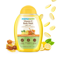 Mamaearth Vitamin C Body Wash with Vitamin C and Honey for Skin Illumination 300ml