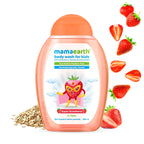 Mamaearth Super Strawberry Body Wash for Kids with Strawberry and Oat Protein 300ml