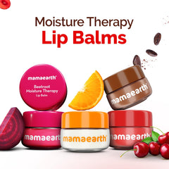 Mamaearth Cherry Moisture Therapy Lip Balm with Cherry & Vitamin E for Dry & Chapped Lips 15g