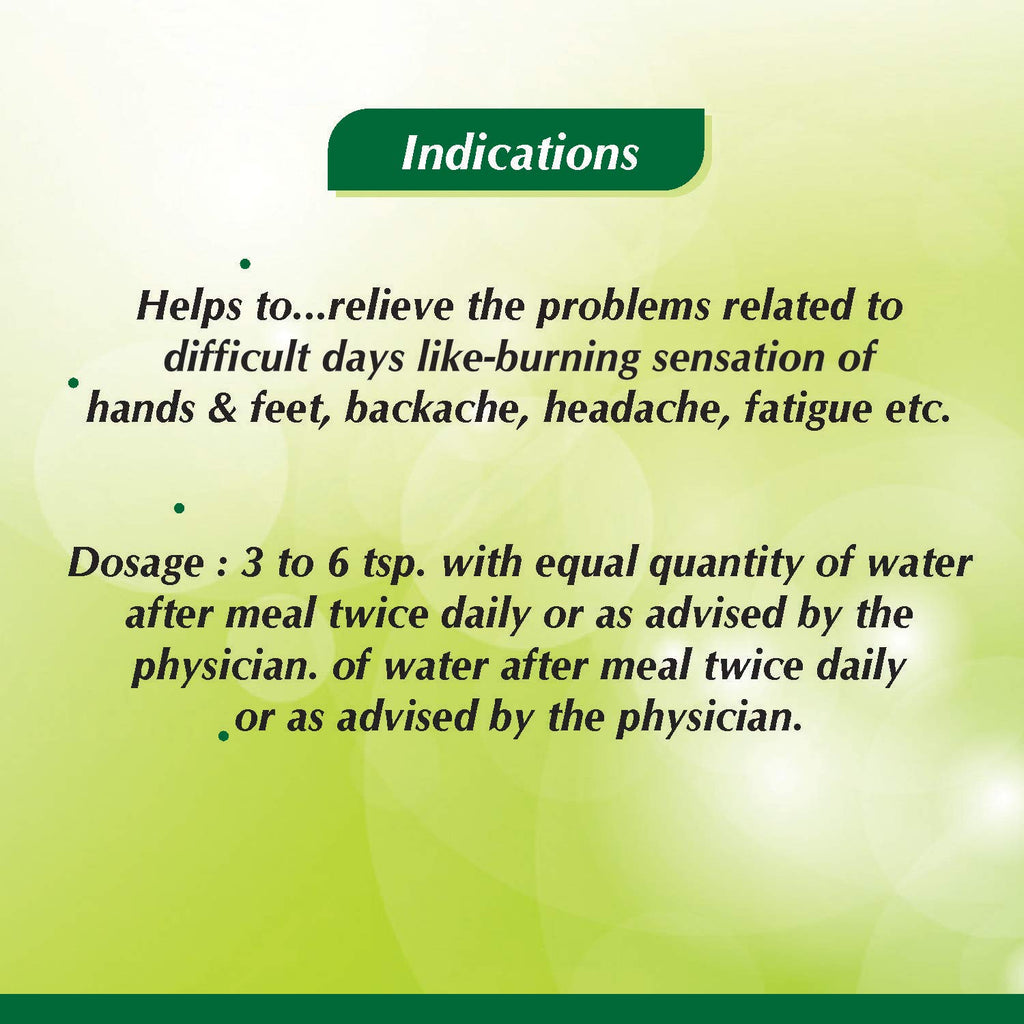 Baidyanath Ayurvedic (Jhansi) Ashokarishta Tonic-Flüssigkeit für die Frauengesundheit