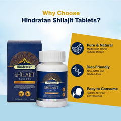 Leeford Hindratan Himalyan Pure Shilajit 60 Tablets