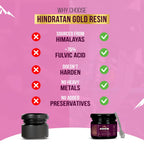 Leeford Hindratan Power Shilajit Gold Resin With Ashwagandha,Kali Musli & Swarna Bhasma 20g