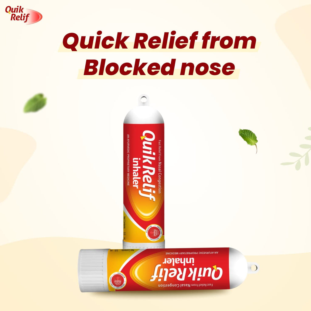 Leeford Quik Relif Inhalator gegen Erkältung, Husten und verstopfte Nase, 0,5 ml