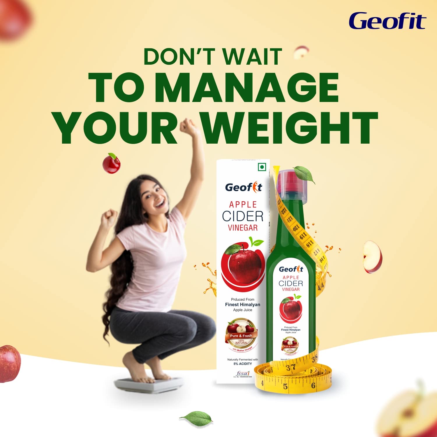 Leeford Geofit Organic Apple Cider Vinegar Juice 500ml