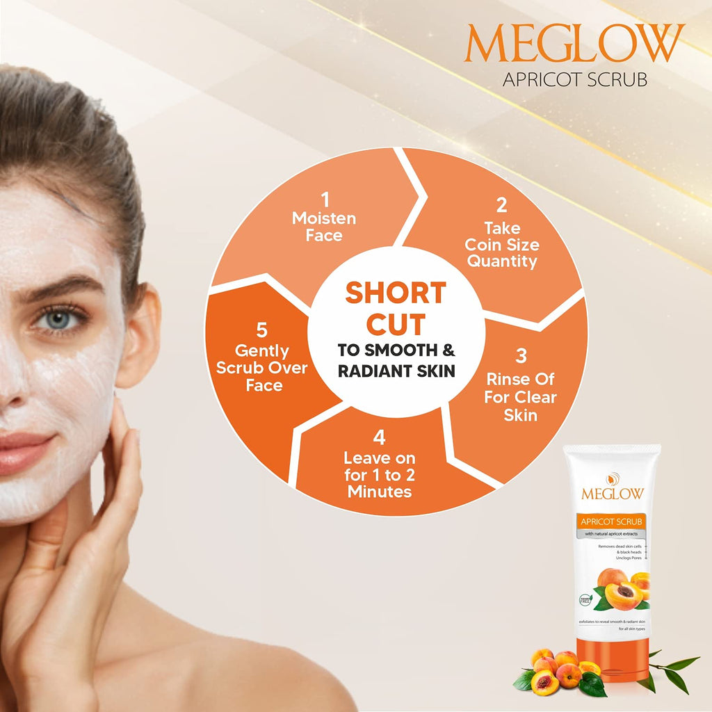 Leeford Meglow Apricot Scrub 70g