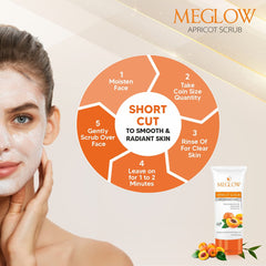 Leeford Meglow Apricot Scrub 70g