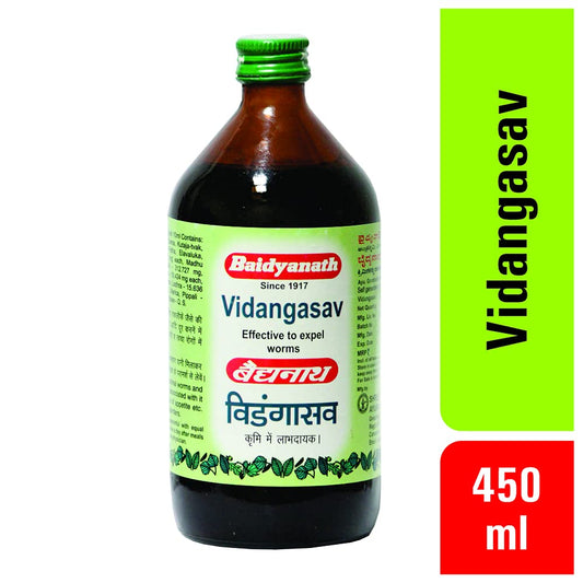 Baidyanath Ayurvedic Vidangasava Liquid 450ml