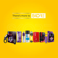 TTK Healthcare Skore Dotted Banana,Blue & Chocolate,Orange &Strawberry Flavored Colored Condoms