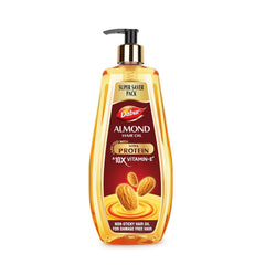 Dabur Almond Hair Oil Soya Protein & 10X Vitamin E 650ml