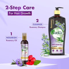 Dabur Ayurvedic Vatika Rosemary & Seaweed Anti Hair fall Shampoo 640ml