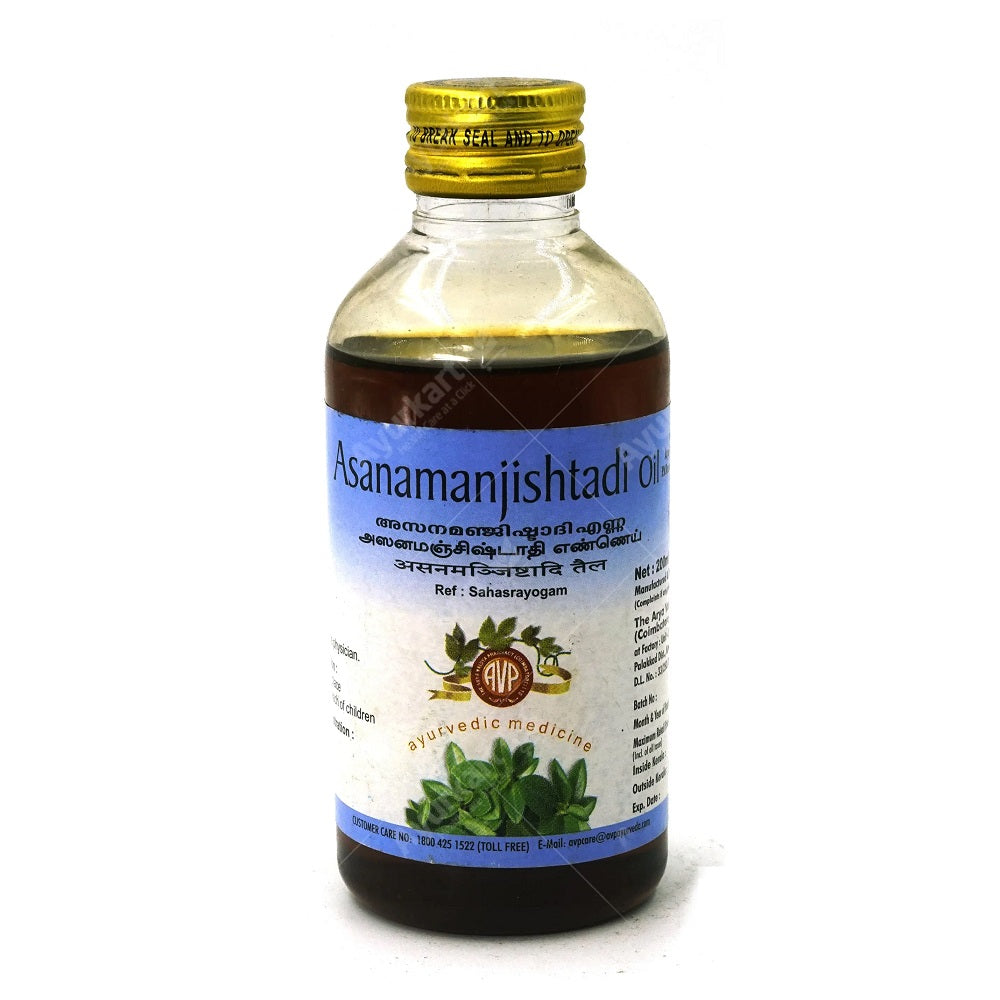 AVP Ayurvedic Asana Manjishtadi Oil 200ml