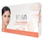 Lotus Herbals Cosmetics Natural Glow Skin Radiance Salon Grade Single Facial Kit