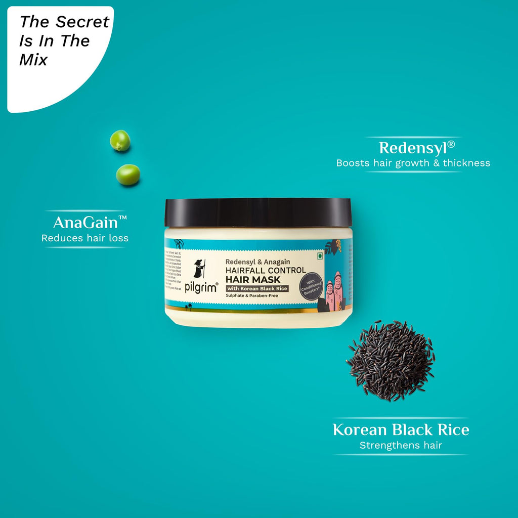 Pilgrim Cosmetics Redensyl & Anagain Hairfall Control Hair Mask 200gm