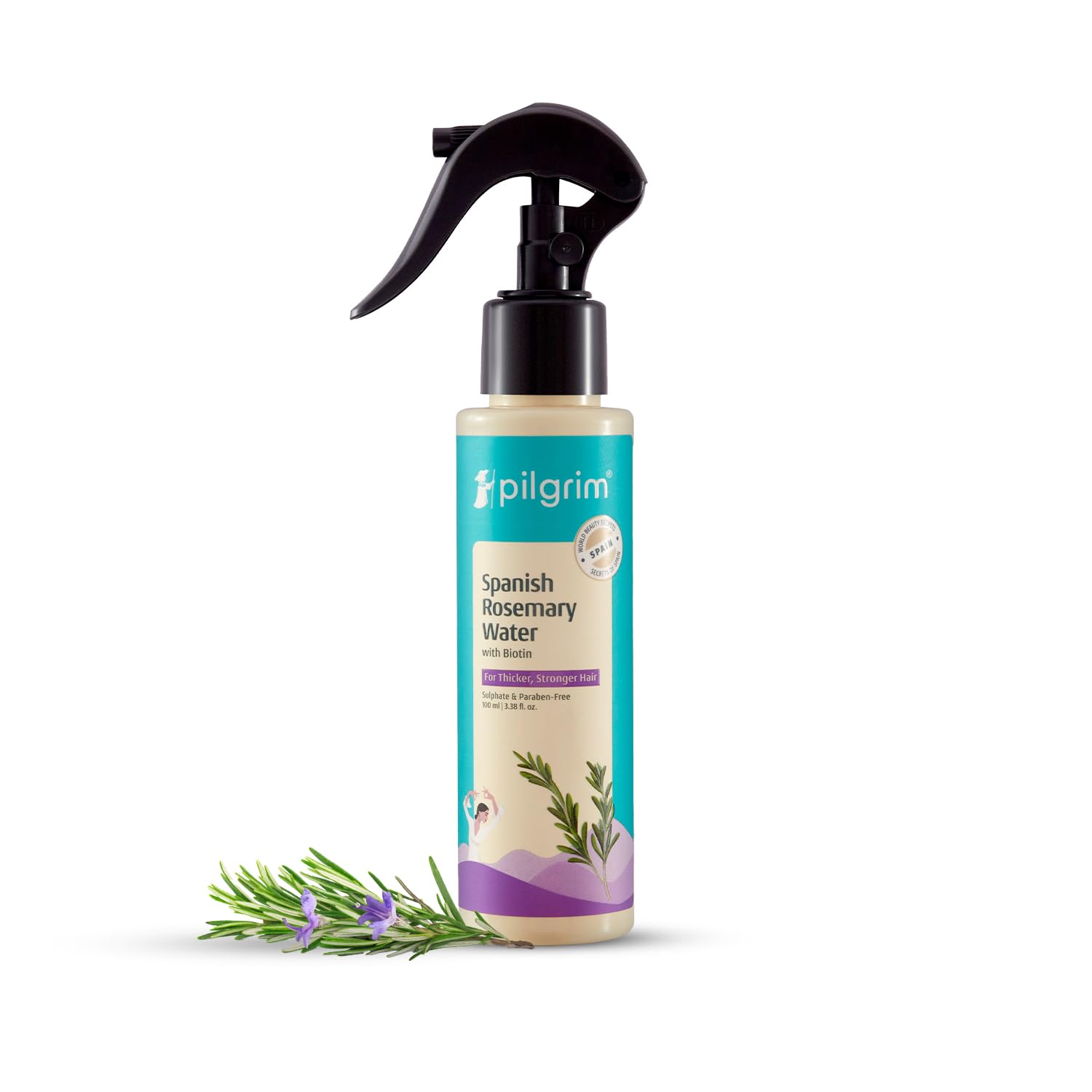 Pilgrim Cosmetics Spanish Rosemary Hair Water With Biotin 100ml