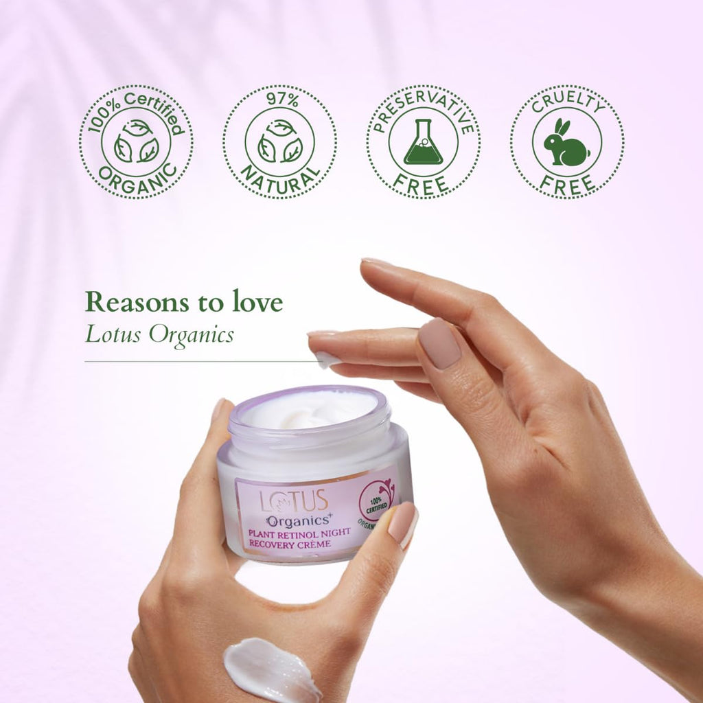 Lotus Organics+ Cosmetics Bakuchiol Plant Retinol Crème 50g