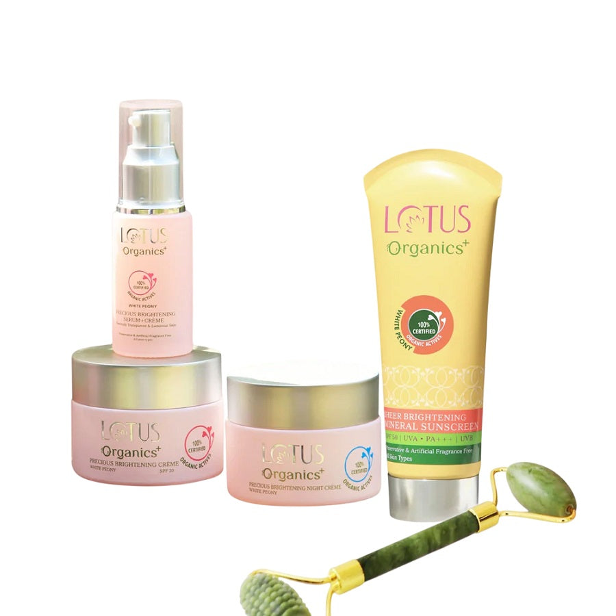 Lotus Organics+ Cosmetics Lotus Precious Brightening & Protecting Beauty Set