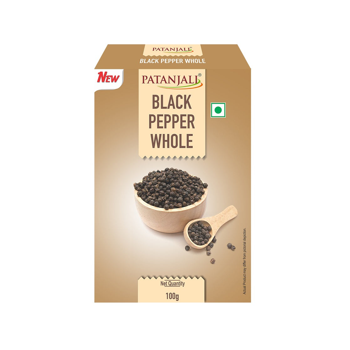 Patanjali Black Pepper Whole 100g