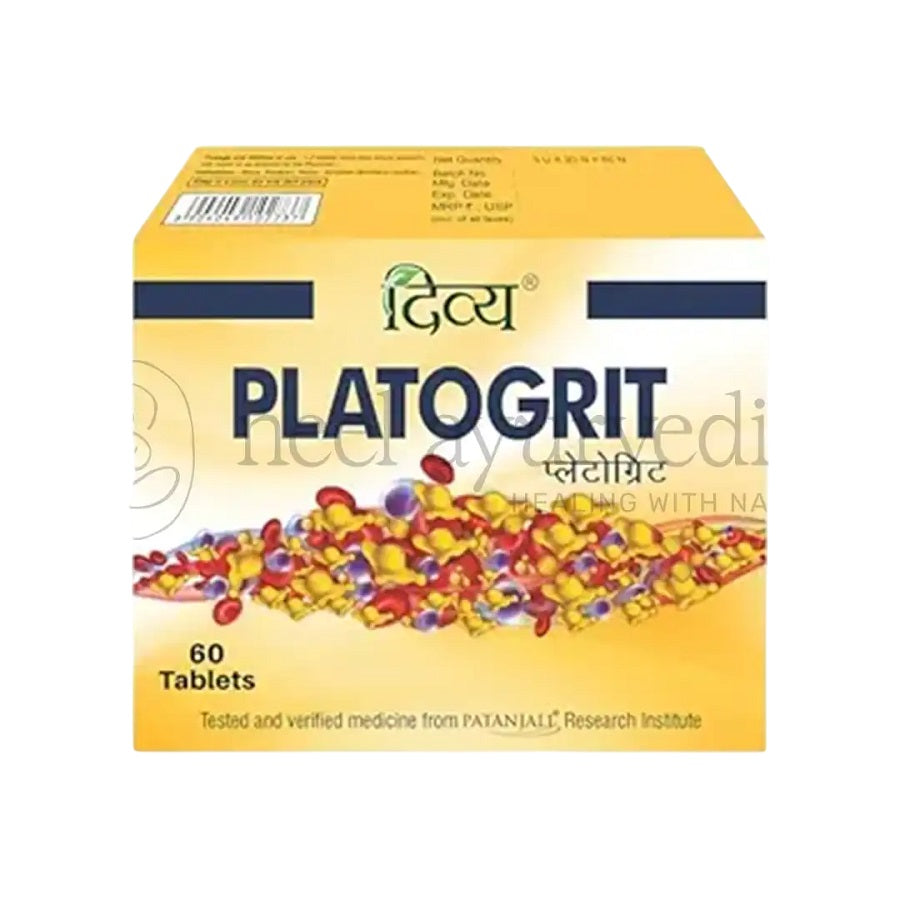Patanjali Divya Platogrit 60 Tablets