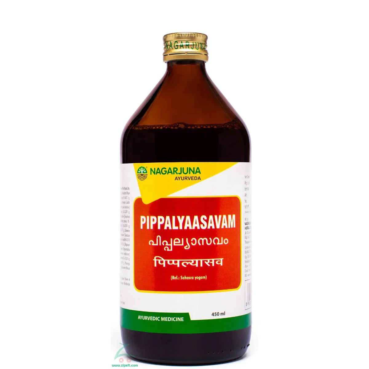 Nagarjuna Ayurvedic Pippalyaasavam Liquid 450ml