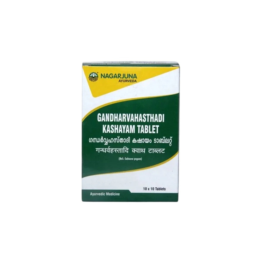 Nagarjuna Ayurvedic Gandharvahasthadi Kashayam 100 Tablets