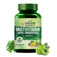 Himalayan Organics Multivitamin mit Probiotika 45 Zutaten 180 Tabletten