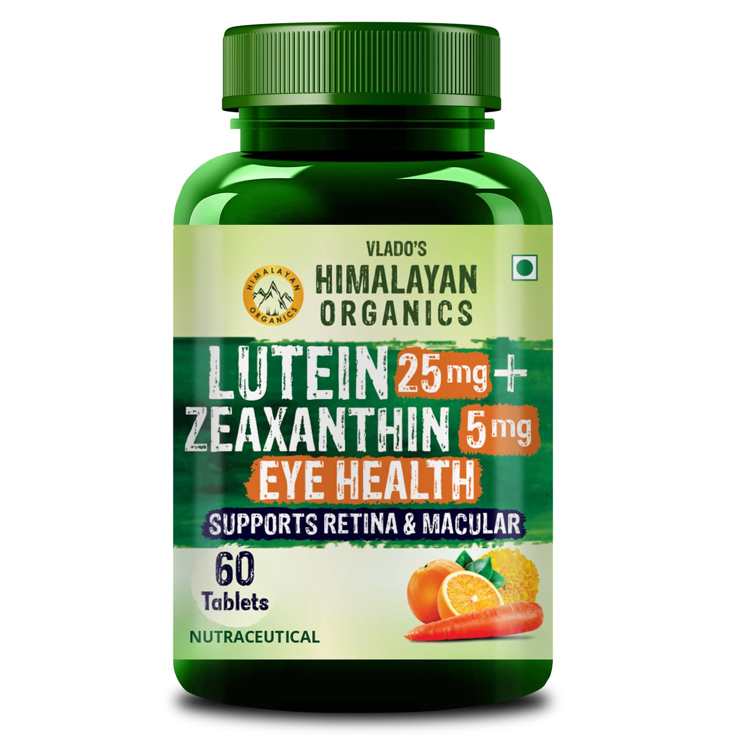 Himalayan Organics Plant Based Eye Care Lutemax 2020 Vegetarian 60 Tablets