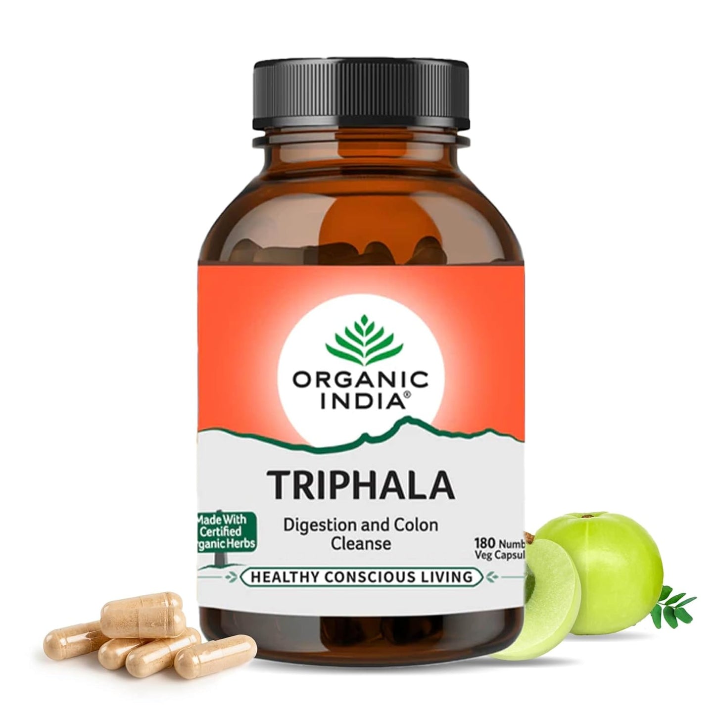 Organic India Triphala Capsule & Powder to Purify Blood & Cure Digestion