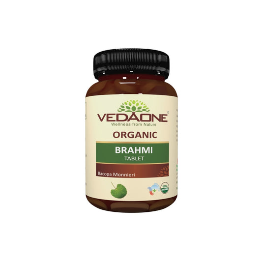 Vedaone Ayurvedic USDA Organic Brahmi (Bacopa Monnieri) 60 Tablets