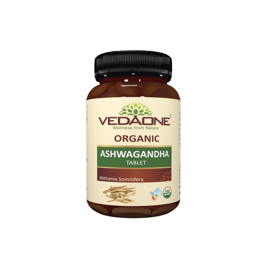 Vedaone Ayurvedic Organic Ashwagandha (Indian Ginseng)750mg 60 Tablets