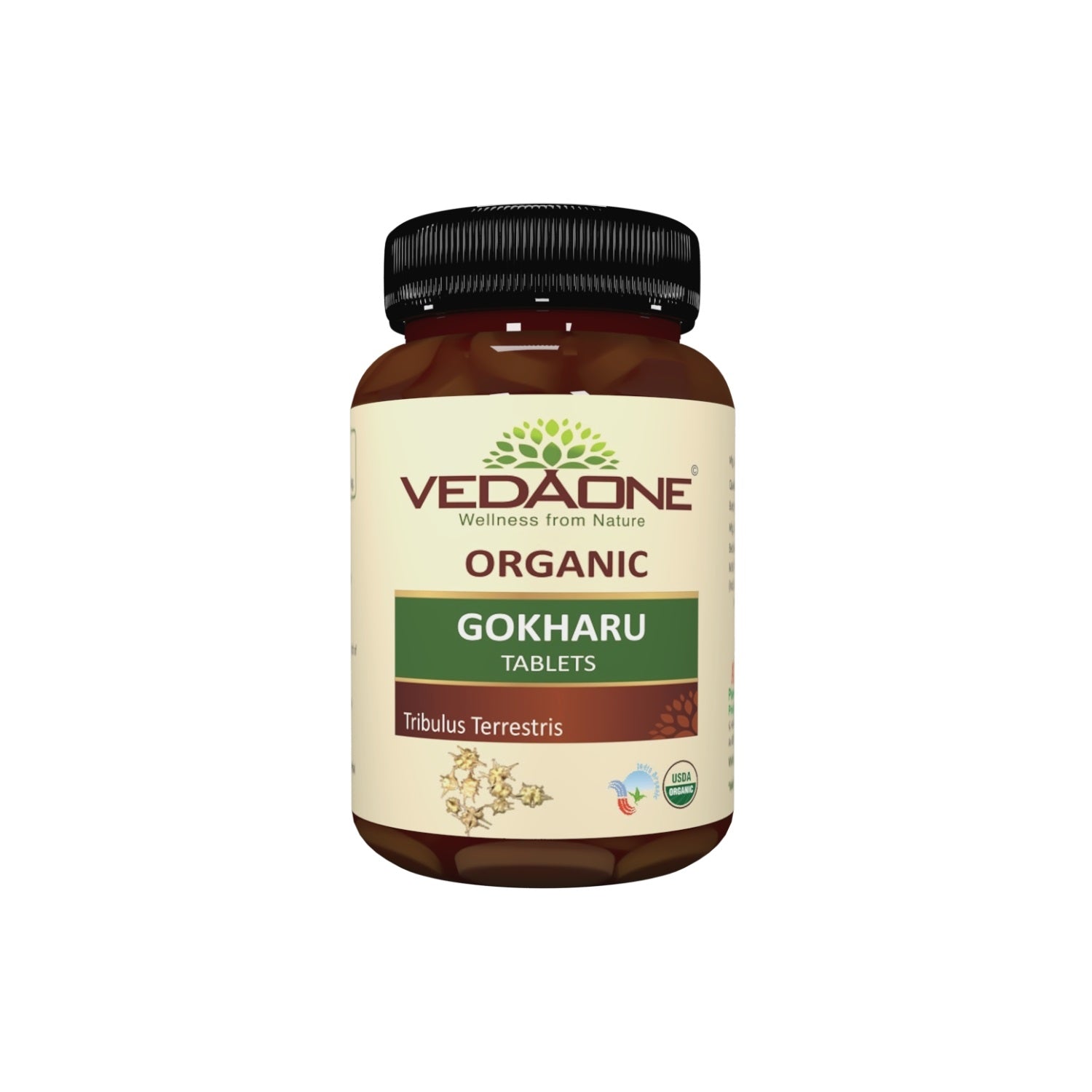 Vedaone Ayurvedic USDA Organic Gokharu 60 Tablets